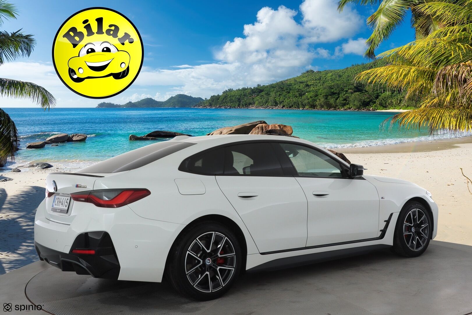 BMW I4 M50 2023 M50 - | ACC | 1.Om Suomi-auto | Koukku | Muistipenkki | Hifit | Lasikattoluukku | 360-Kamera | Sporttinahat | Apple&Android | Lisälämmitin | Kahdet Renkaat | Merkkihuollettu |