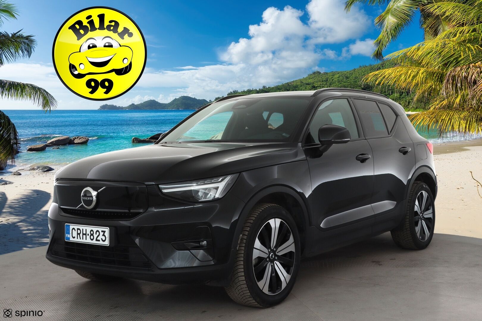 Volvo XC40 2023 Recharge Single Plus aut * ILP / ACC / LED / P.kamera / Sportpenkki Muistilla / Navi / Kaistavahti * - 1-om Suomi-auto / Kahdet renkaat aluvanteilla / Merkkihuollettu - HULLUT AVAJAISHULINAT KORKOTARJOUS 3,29 %