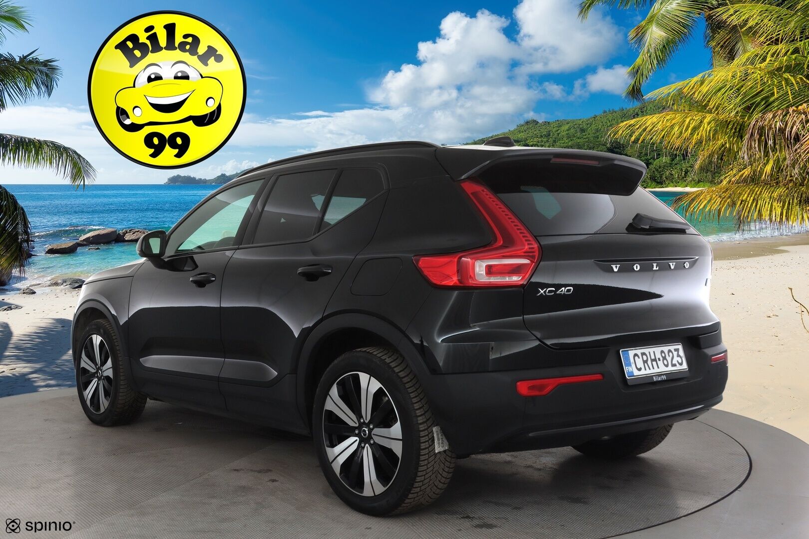 Volvo XC40 2023 Recharge Single Plus aut * ILP / ACC / LED / P.kamera / Sportpenkki Muistilla / Navi / Kaistavahti * - 1-om Suomi-auto / Kahdet renkaat aluvanteilla / Merkkihuollettu - HULLUT AVAJAISHULINAT KORKOTARJOUS 3,29 %