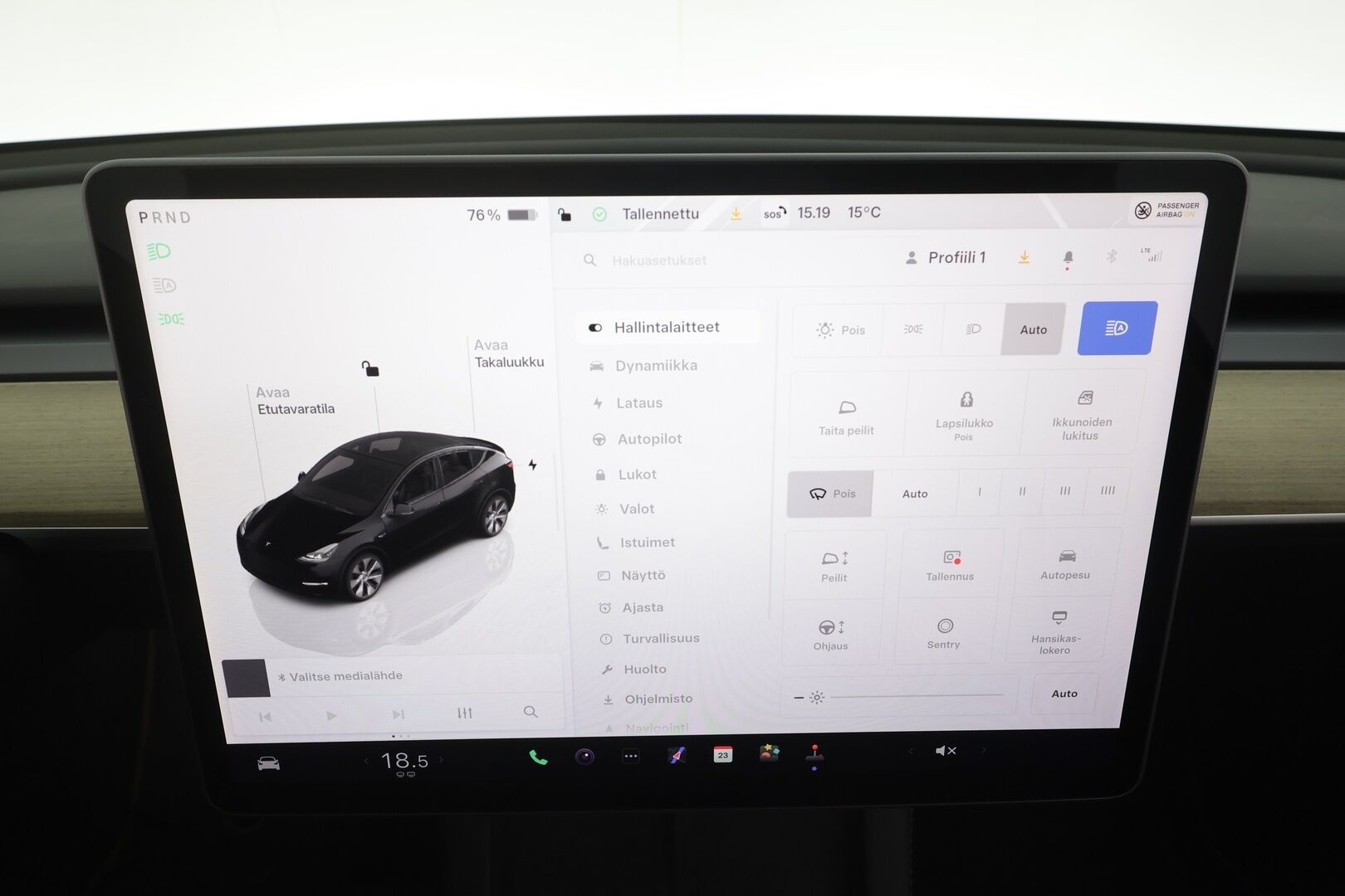 Tesla Model Y 2023 Long Range - | ACC | ILP | Koukku | Matrix | Ryzen | Premium audio | Lasikatto | Nahkasisusta | Muistipenkki | Autosteer | 1-om suomiauto | 2x renkaat aluin | 