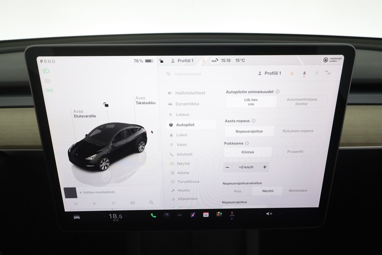 Tesla Model Y 2023 Long Range - | ACC | ILP | Koukku | Matrix | Ryzen | Premium audio | Lasikatto | Nahkasisusta | Muistipenkki | Autosteer | 1-om suomiauto | 2x renkaat aluin | 