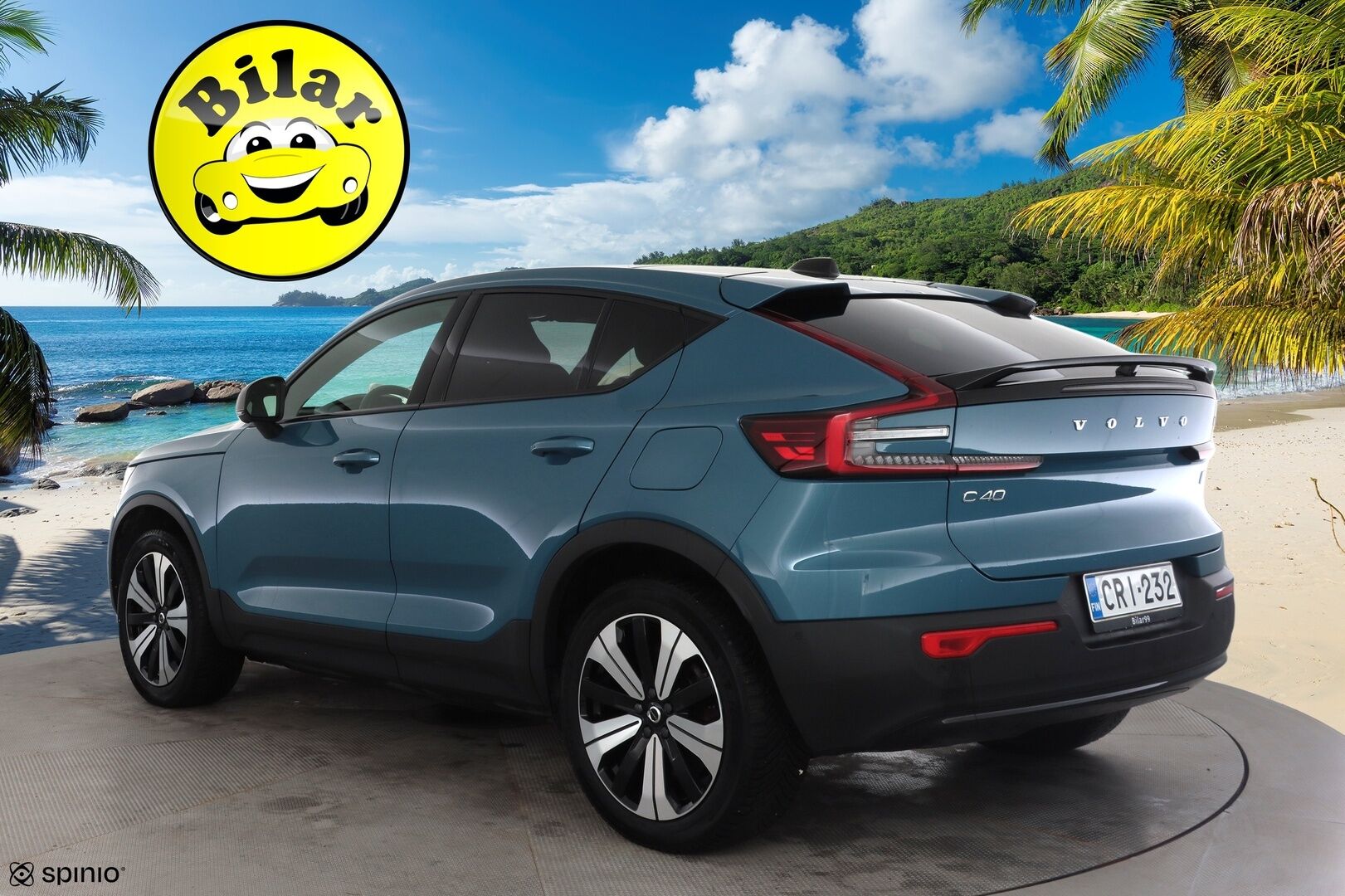 Volvo C40 2023 Recharge Twin Ultimate aut - | ACC | ILP | Koukku | Pixel-LED | Harman/Kardon | Lasikatto | Muistipenkki | Nahka-alcantara | BLIS | Pilot Assist | 2x renkaat aluin |