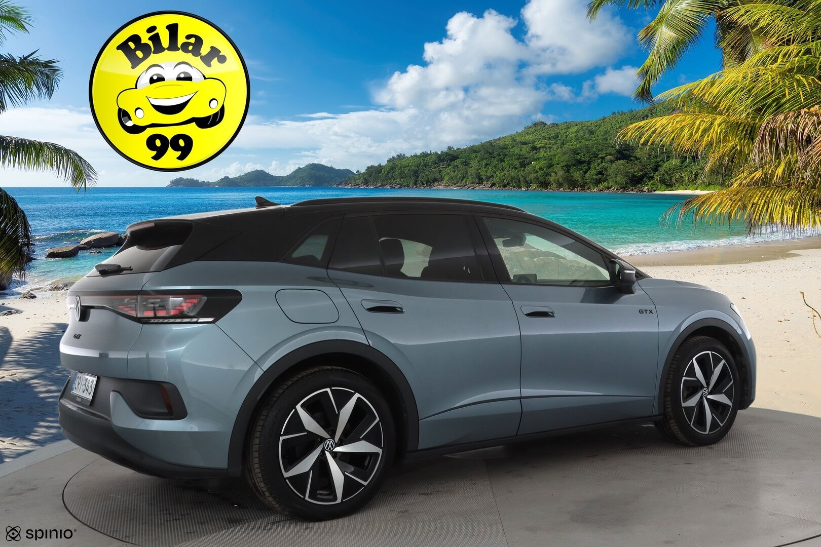 Volkswagen ID.4 2023 GTX Dual Motor AWD, akku 77 kWh * ACC / ILP / Koukku / 360° / Lasikatto / IQ.Light / Navi / Keyless / Puolinahat * - 1.Om Suomi-auto / Kahdet renkaat aluvanteilla / Merkkihuollettu - HULLUT AVAJAISHULINAT KORKOTARJOUS 3,29 %