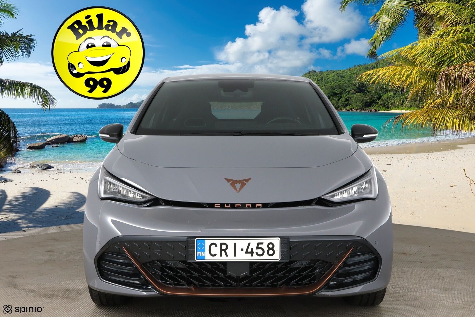 CUPRA Born 2023 e-Boost 170 kW 77 kWh / Lämpöpumppu / ACC / P-kamera / LED - 1-om Suomi-auto / Merkkihuollettu 09/25! / 2x Renkaat aluvantein!