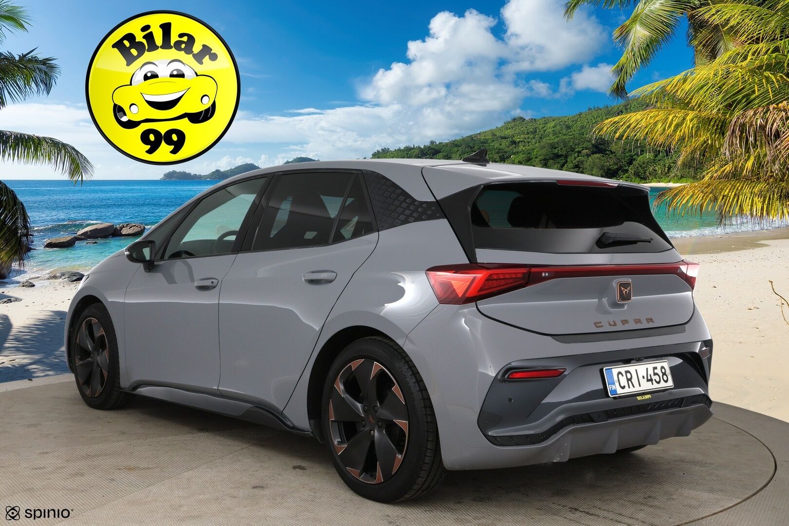 CUPRA Born 2023 e-Boost 170 kW 77 kWh / Lämpöpumppu / ACC / P-kamera / LED - 1-om Suomi-auto / Merkkihuollettu 09/25! / 2x Renkaat aluvantein!