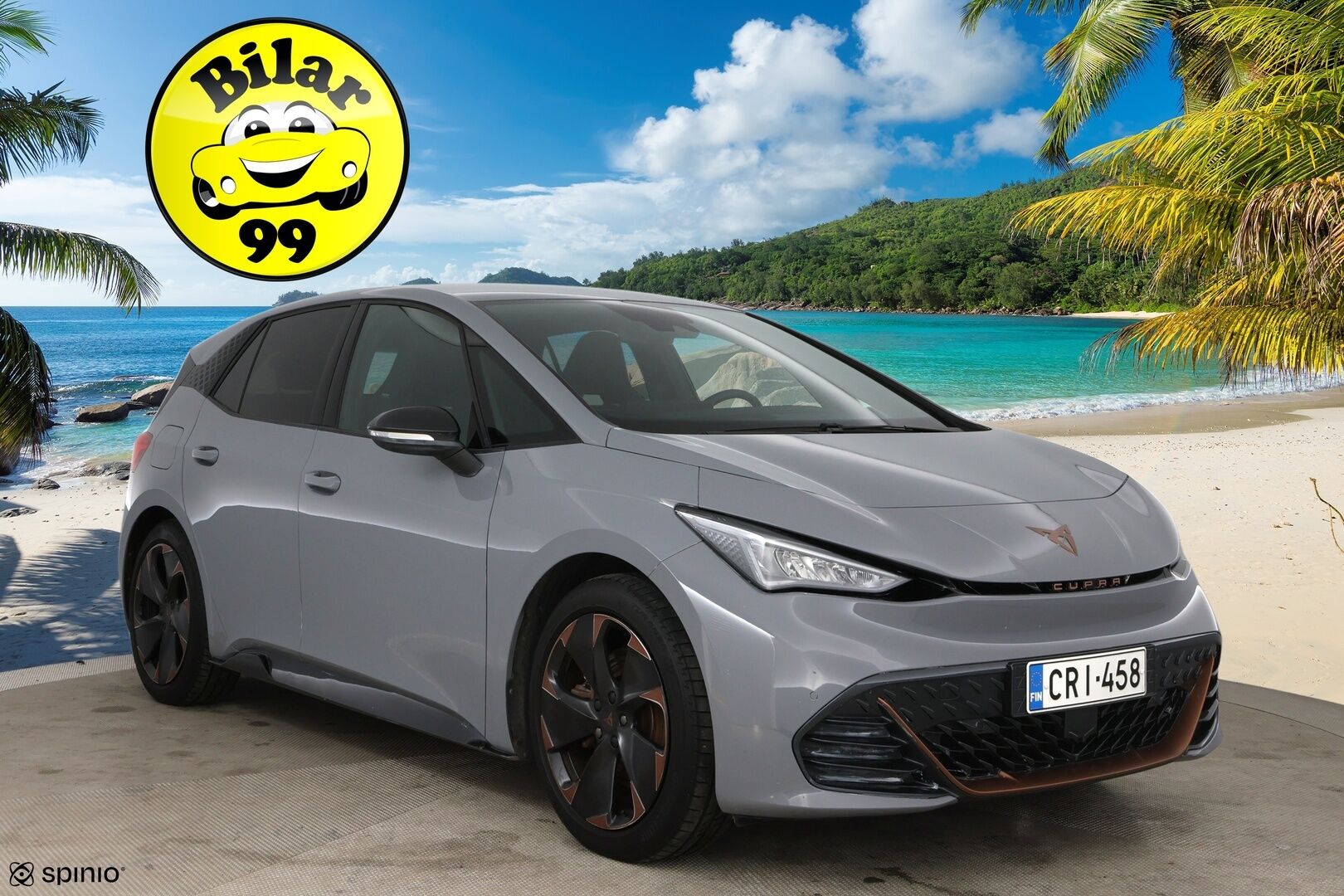 CUPRA Born 2023 e-Boost 170 kW 77 kWh / Lämpöpumppu / ACC / P-kamera / LED - 1-om Suomi-auto / Merkkihuollettu 09/25! / 2x Renkaat aluvantein!