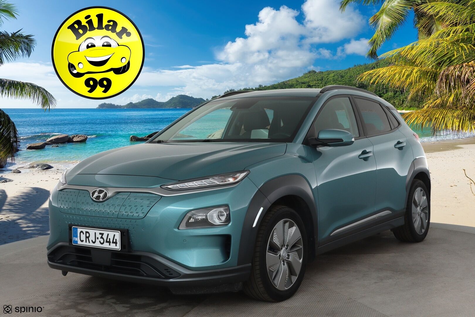 HYUNDAI KONA 2020 Electric 64 kWh 204hk advance plus **HUD / Adapt.vakkari / Krell Audio / P.kamera / Ilmastoidut nahat / KeylessGo** - Merkkihuollettu / Kahdet renkaat aluvanteilla / Ratinlämmitin / Lämpöpumppu / Sähköpenkit