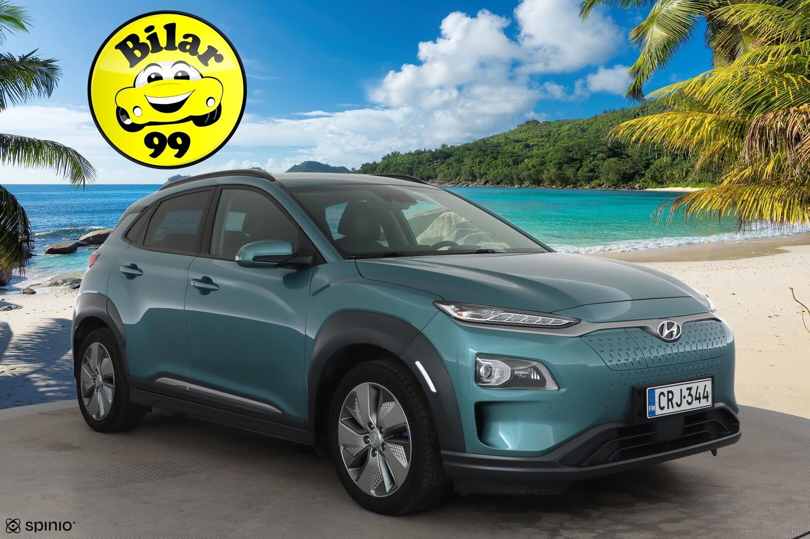 HYUNDAI KONA 2020 Electric 64 kWh 204hk advance plus **HUD / Adapt.vakkari / Krell Audio / P.kamera / Ilmastoidut nahat / KeylessGo** - Merkkihuollettu / Kahdet renkaat aluvanteilla / Ratinlämmitin / Lämpöpumppu / Sähköpenkit
