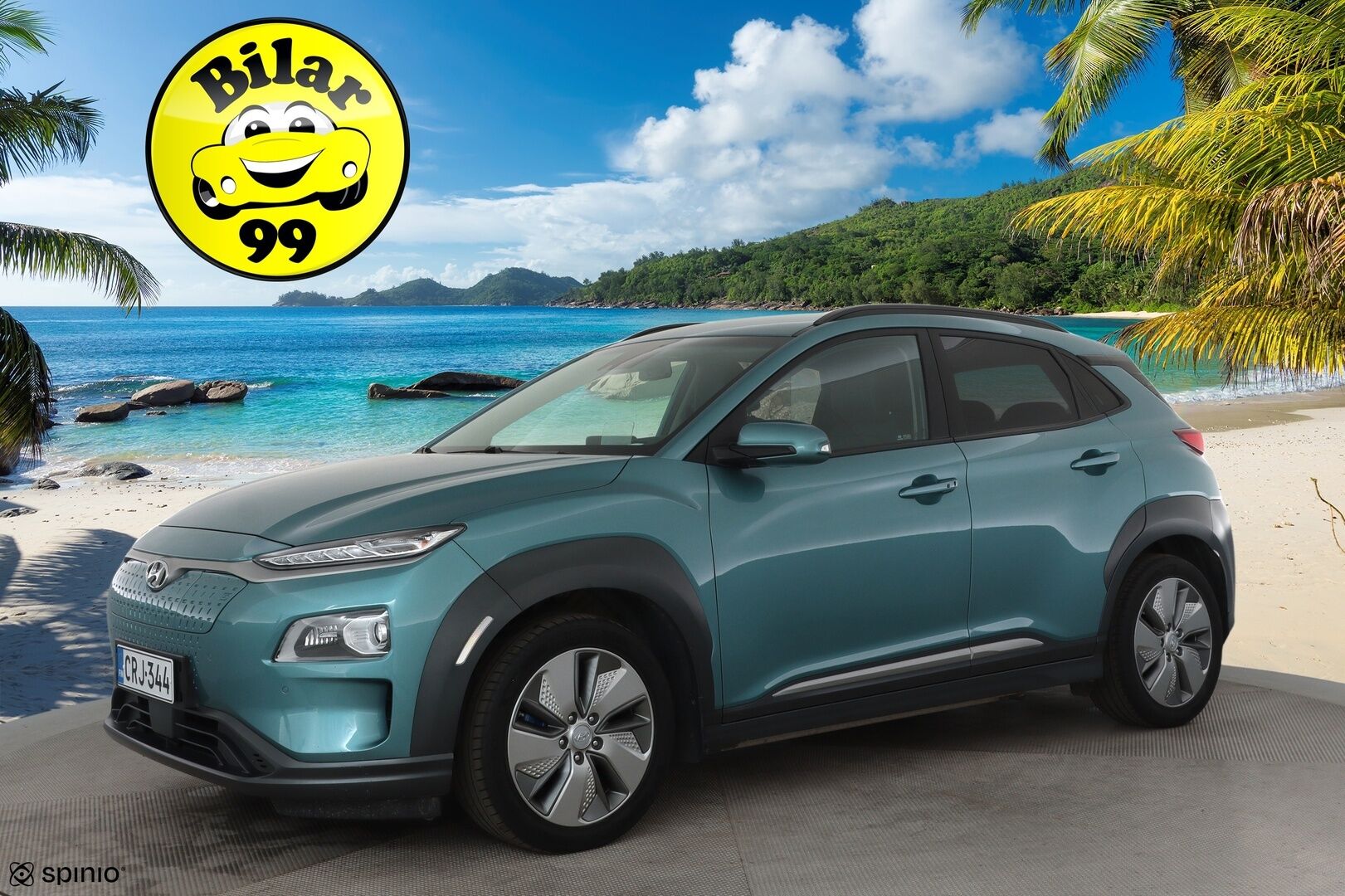 HYUNDAI KONA 2020 Electric 64 kWh 204hk advance plus **HUD / Adapt.vakkari / Krell Audio / P.kamera / Ilmastoidut nahat / KeylessGo** - Merkkihuollettu / Kahdet renkaat aluvanteilla / Ratinlämmitin / Lämpöpumppu / Sähköpenkit