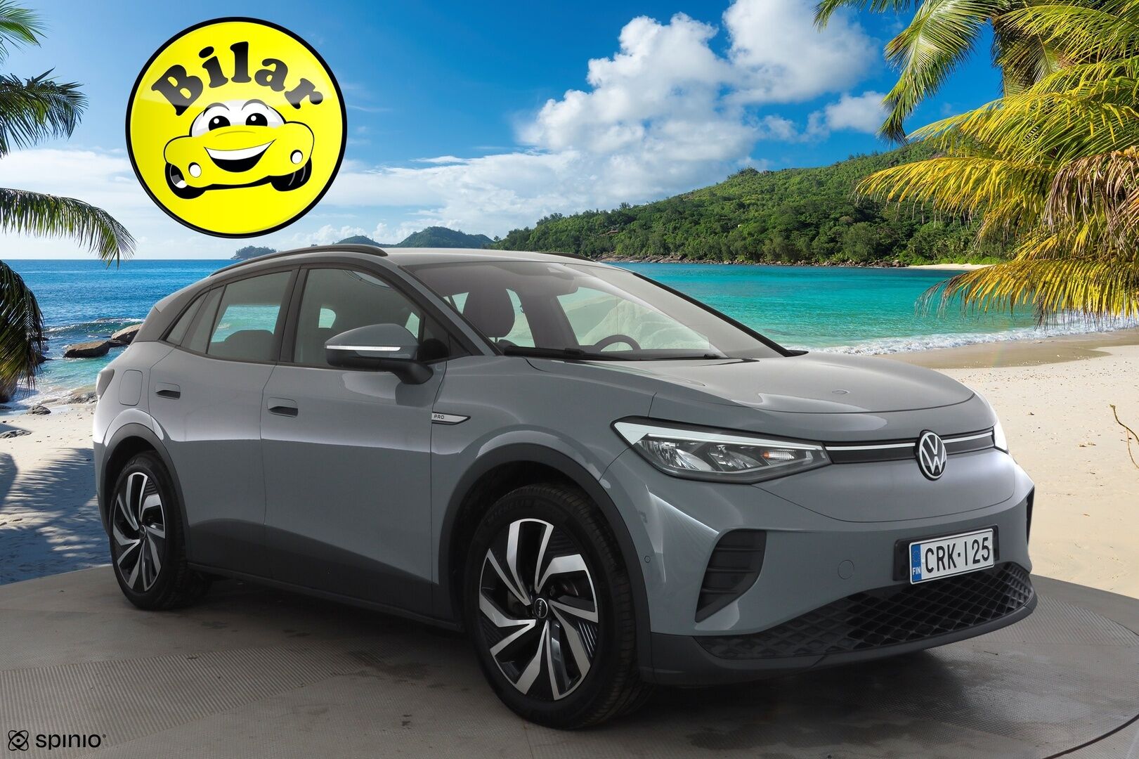 Volkswagen ID.4 2023 Pro 128 kW, akku 77 kWh - | ACC | ILP | Nahka-alcantara | 360° | Travel Assist | Side Assist | Lämm. ratti | Lämm. tuulilasi | Sähk. takaluukku | 2x renkaat vanteineen |