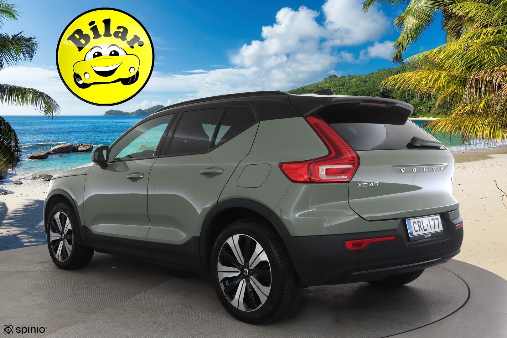 Volvo XC40 2023 Recharge Single Plus aut - | ACC | ILP | Koukku | P.Kamera | Muistipenkki | High Performance audio | LED | Apple&Android | Ratinlämmitys | Keyless | 1.Om Suomi-auto | Kahdet Renkaat | Merkkihuollettu |