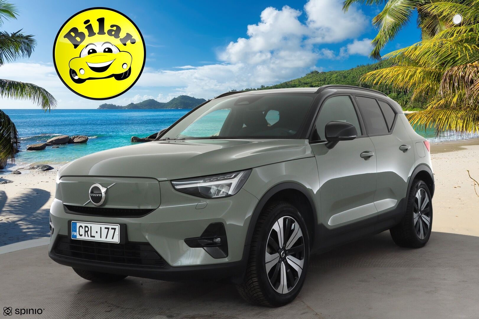 Volvo XC40 2023 Recharge Single Plus aut - | ACC | ILP | Koukku | P.Kamera | Muistipenkki | High Performance audio | LED | Apple&Android | Ratinlämmitys | Keyless | 1.Om Suomi-auto | Kahdet Renkaat | Merkkihuollettu |