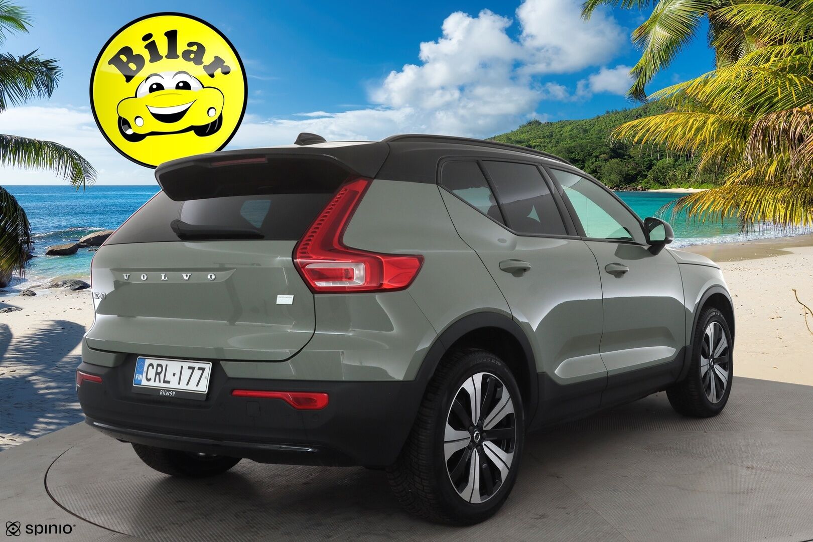 Volvo XC40 2023 Recharge Single Plus aut - | ACC | ILP | Koukku | P.Kamera | Muistipenkki | High Performance audio | LED | Apple&Android | Ratinlämmitys | Keyless | 1.Om Suomi-auto | Kahdet Renkaat | Merkkihuollettu |
