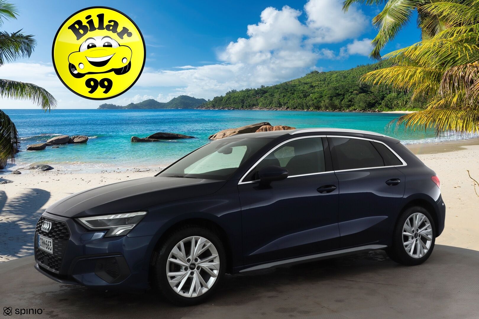 Audi A3 2024 Sportback Business 30 TFSI 81kW MHEV S tronic * ACC / P.tutka / LED / Sporttipenkit / Digimittaristo / Lohko+Sisä * - 1.Om Suomi-auto / Kahdet renkaat aluvanteilla / Merkkihuollettu