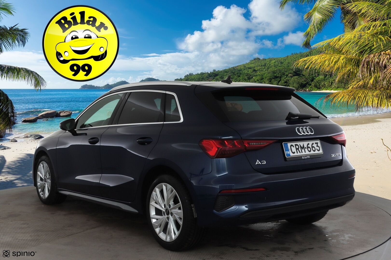 Audi A3 2024 Sportback Business 30 TFSI 81kW MHEV S tronic * ACC / P.tutka / LED / Sporttipenkit / Digimittaristo / Lohko+Sisä * - 1.Om Suomi-auto / Kahdet renkaat aluvanteilla / Merkkihuollettu