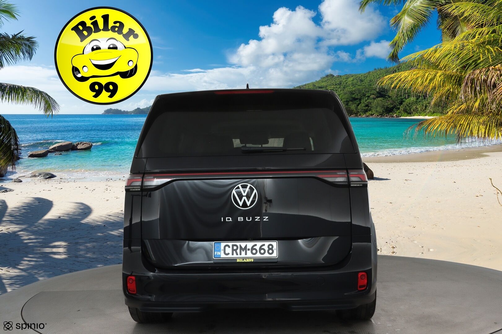 Volkswagen ID. Buzz 2024 150kW PRO Business 77 kWh **Sähköovet / Muistipenkit / Hieronta / IQ.Light / Adapt.vakkari / Navi** - 3,99 % KORKOTARJOUS TÄHÄN AUTOON - 1.Om Suomi-auto / Kahdet renkaat aluvanteilla / Koukku / Sähköluukku