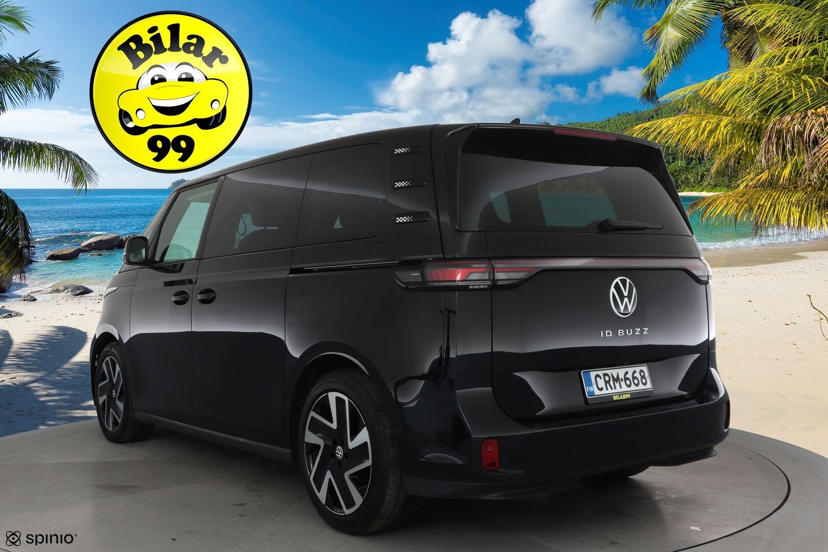 Volkswagen ID. Buzz 2024 150kW PRO Business 77 kWh **Sähköovet / Muistipenkit / Hieronta / IQ.Light / Adapt.vakkari / Navi** - 3,99 % KORKOTARJOUS TÄHÄN AUTOON - 1.Om Suomi-auto / Kahdet renkaat aluvanteilla / Koukku / Sähköluukku