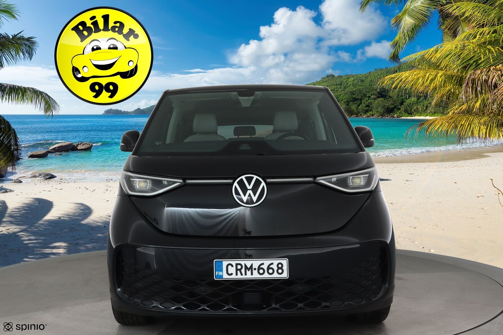 Volkswagen ID. Buzz 2024 150kW PRO Business 77 kWh **Sähköovet / Muistipenkit / Hieronta / IQ.Light / Adapt.vakkari / Navi** - 3,99 % KORKOTARJOUS TÄHÄN AUTOON - 1.Om Suomi-auto / Kahdet renkaat aluvanteilla / Koukku / Sähköluukku