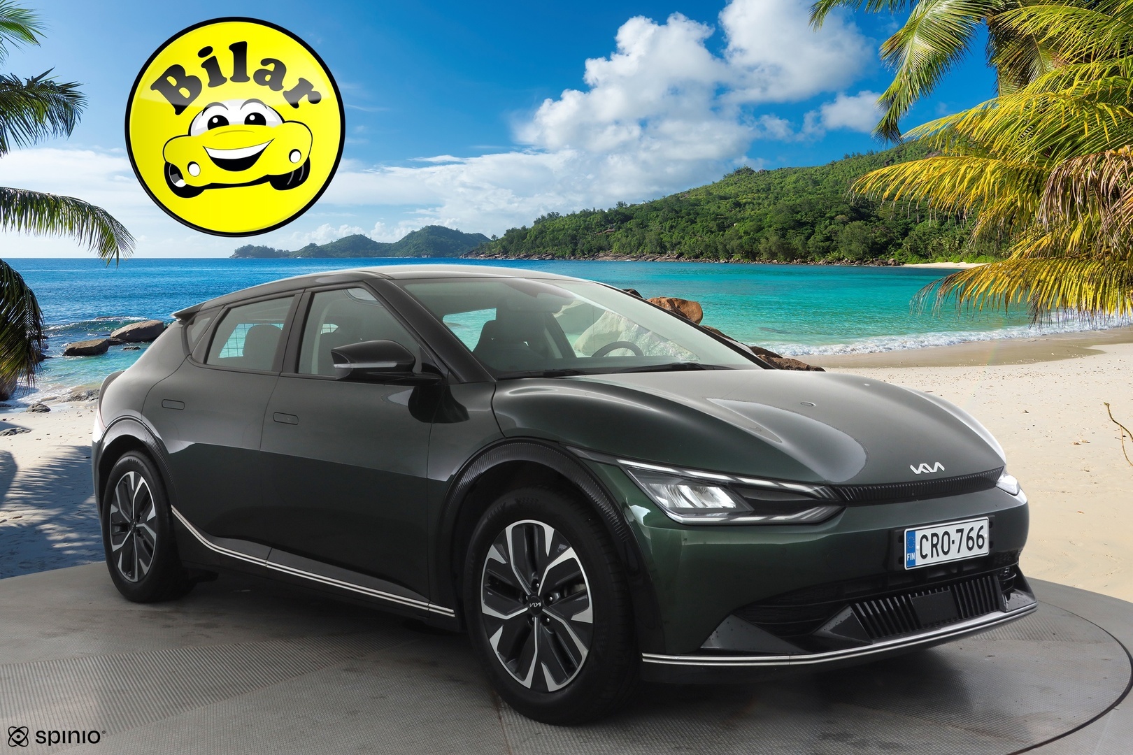 Kia EV6 2023 RWD 77 kWh 229 hv - | ACC | ILP | Koukku | Sähkönahat | Muistipenkki | Ambient light | HDA | P.kamera ja tutkat | Sähk. takaluukku | Merkkihuollot | 1-om suomiauto |