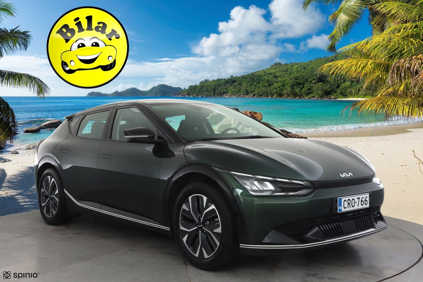 Kia EV6 2023 RWD 77 kWh 229 hv - | ACC | ILP | Koukku | Sähkönahat | Muistipenkki | Ambient light | HDA | P.kamera ja tutkat | Sähk. takaluukku | Merkkihuollot | 1-om suomiauto |