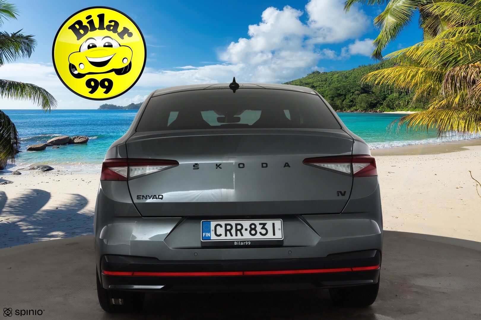 Skoda Enyaq 2023 Coupe 80x 4x4 RS iV * ACC / ILP / Hierova Muistipenkki / Matrix / Lasikatto / HUD / Canton / 360 / Koukku * - 2x Latauskaapelit / Akku kuntotarkastettu / Kahdet renkaat aluvanteilla