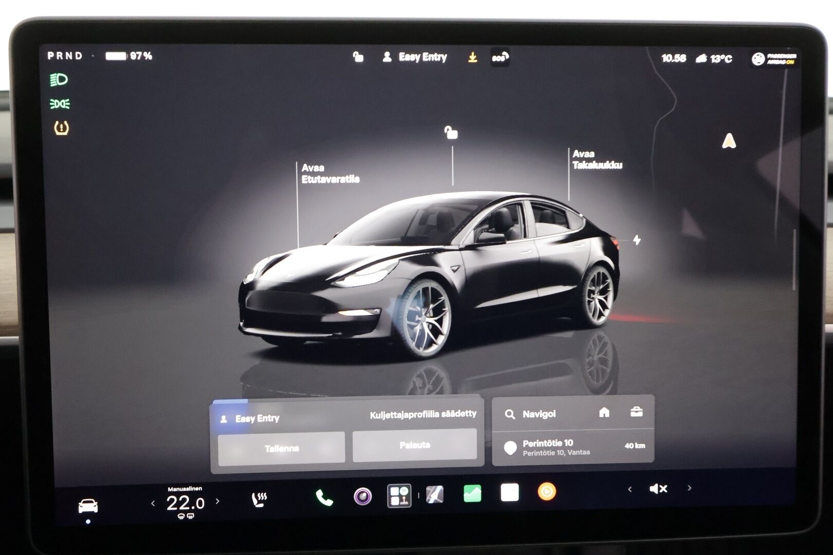 Tesla Model 3 2023 Standard Range Plus - | ILP | Lasikatto | ACC | Matrix-LED | P.kamera | Muistipenkki | Premium Speakers | Navi | Kaistavahti | Keyless | Kahdet renkaat | 2x Latauskaapelit | - KORKO VAIN 3,99 %