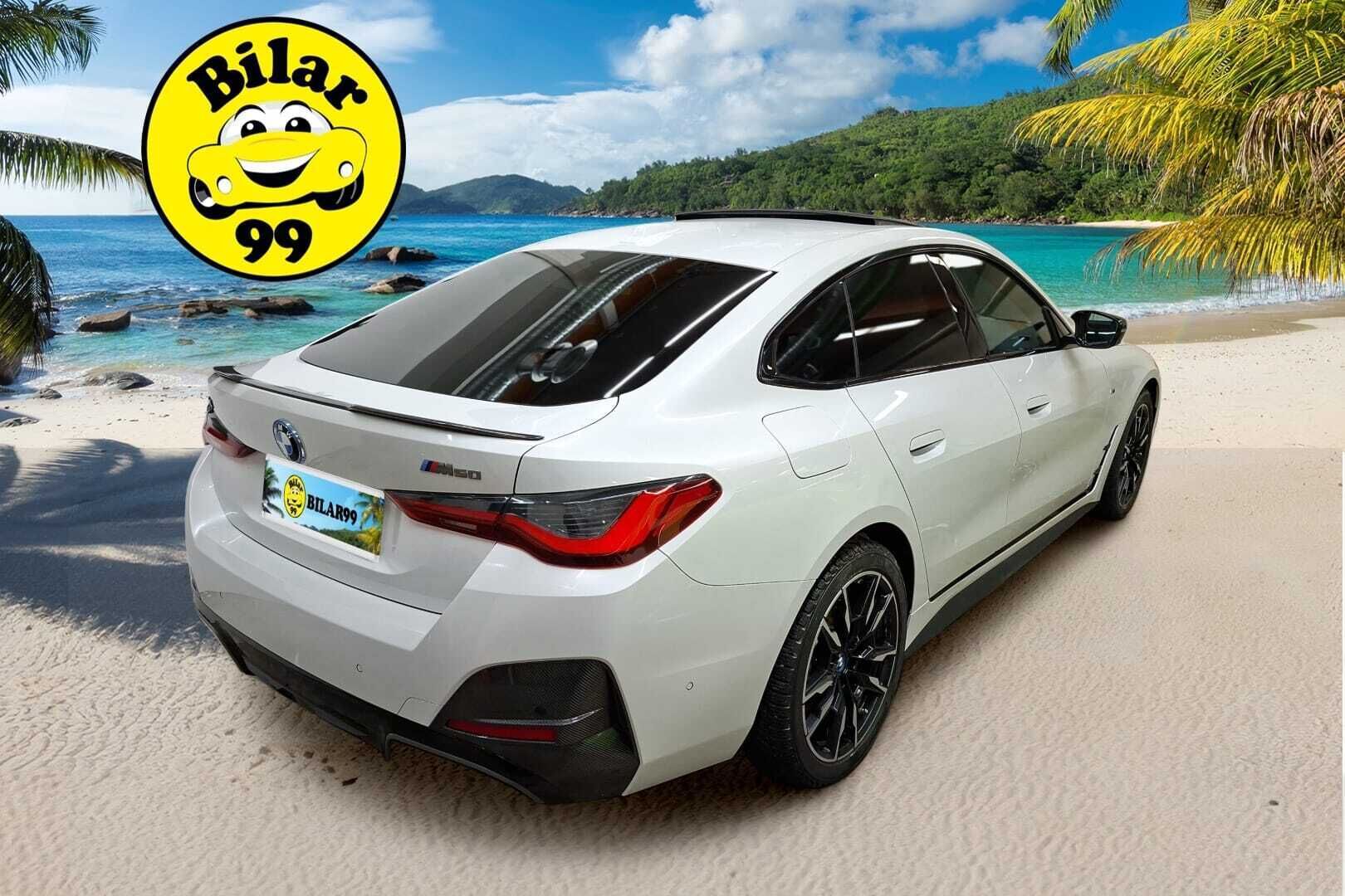 BMW i4 M50 2022 Super Charged *Driver assist Plus/ Harman&Kardon / Nahkaverhoilu / Kattoluukku / 360-kamera!* - *Täyteen ladattu huippu sähköauto / Katso tämän yksilön kattava varustelistaus!*