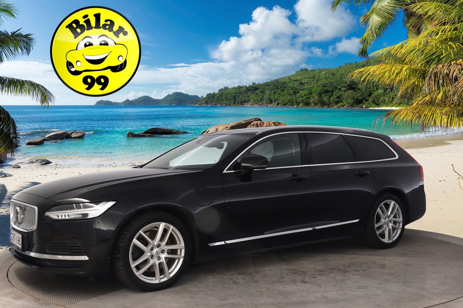 Volvo V90 2021 T6 TwE AWD Business Inscription Expression aut. * ACC / H&K / Webasto / Pilot assist / Kessy / Kamera / Apple&Android / Koukku * - Lämpöratti / Penkinlämmitys edessä ja takana / Hybridi akusto uusittu 10/2025 / Hyvät nastarenkaat / Navi / Sähkökontti - Osta nyt, maksa vasta ensi vuonna