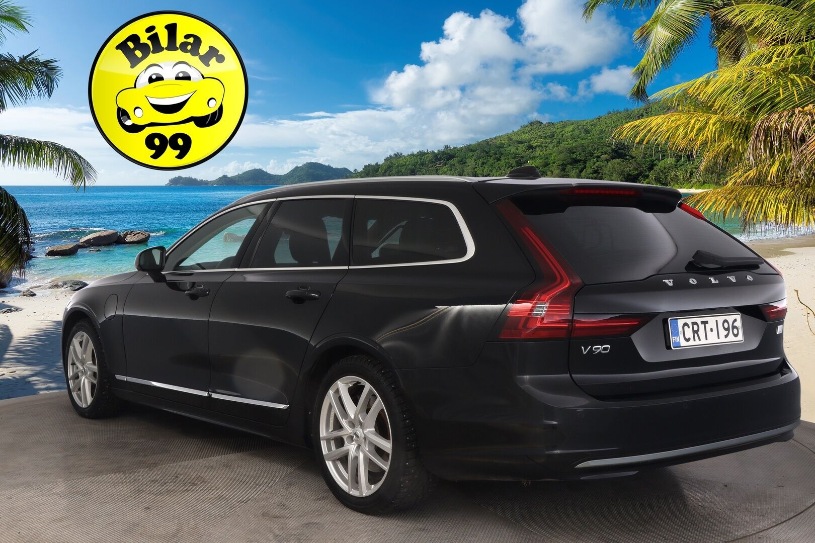 Volvo V90 2021 T6 TwE AWD Business Inscription Expression aut. * ACC / H&K / Webasto / Pilot assist / Kessy / Kamera / Apple&Android / Koukku * - Lämpöratti / Penkinlämmitys edessä ja takana / Hybridi akusto uusittu 10/2025 / Hyvät nastarenkaat / Navi / Sähkökontti