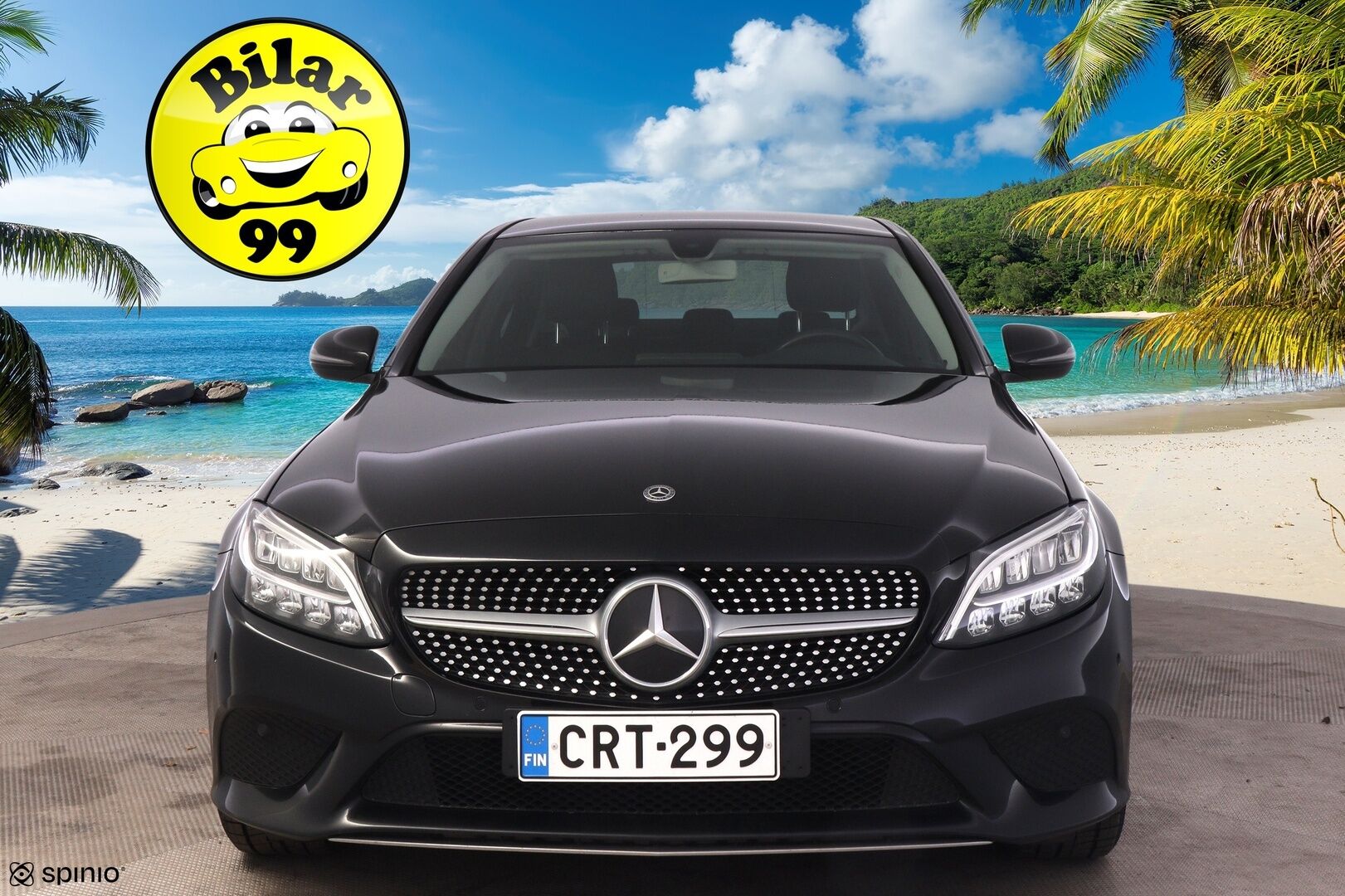 Mercedes-Benz C 2019 220 d A Business *DTR+ / Peruutuskamera / Vetokoukku / Comand-navi / Sporttipenkit / 2x Renkaat ja vanteet* - Huippukuntoiset talvirenkaat / Juuri huollettu / Facelift