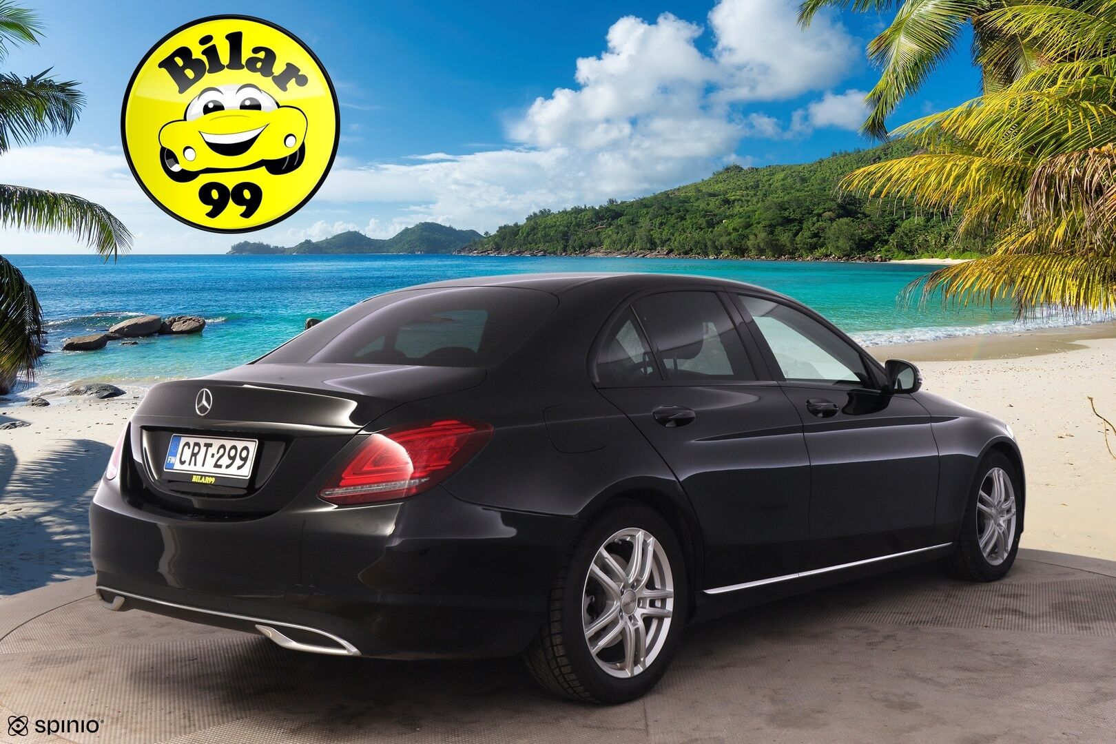 Mercedes-Benz C 2019 220 d A Business *DTR+ / Peruutuskamera / Vetokoukku / Comand-navi / Sporttipenkit / 2x Renkaat ja vanteet* - Huippukuntoiset talvirenkaat / Juuri huollettu / Facelift