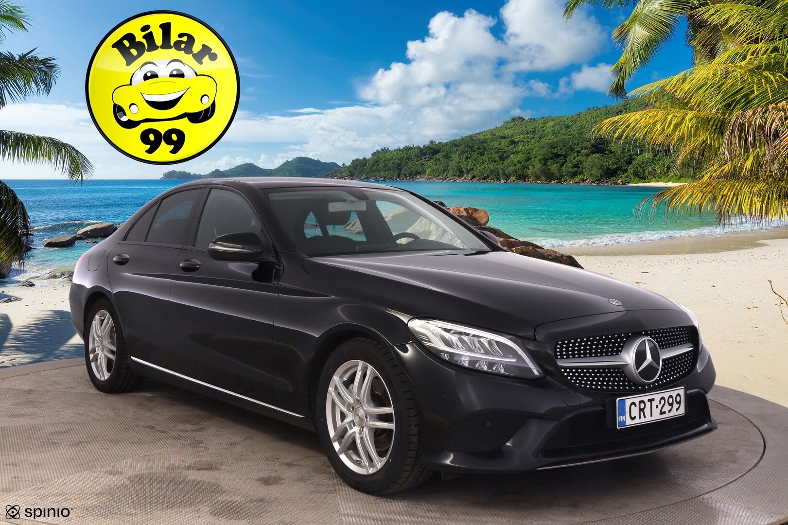 Mercedes-Benz C 2019 220 d A Business *DTR+ / Peruutuskamera / Vetokoukku / Comand-navi / Sporttipenkit / 2x Renkaat ja vanteet* - Huippukuntoiset talvirenkaat / Juuri huollettu / Facelift