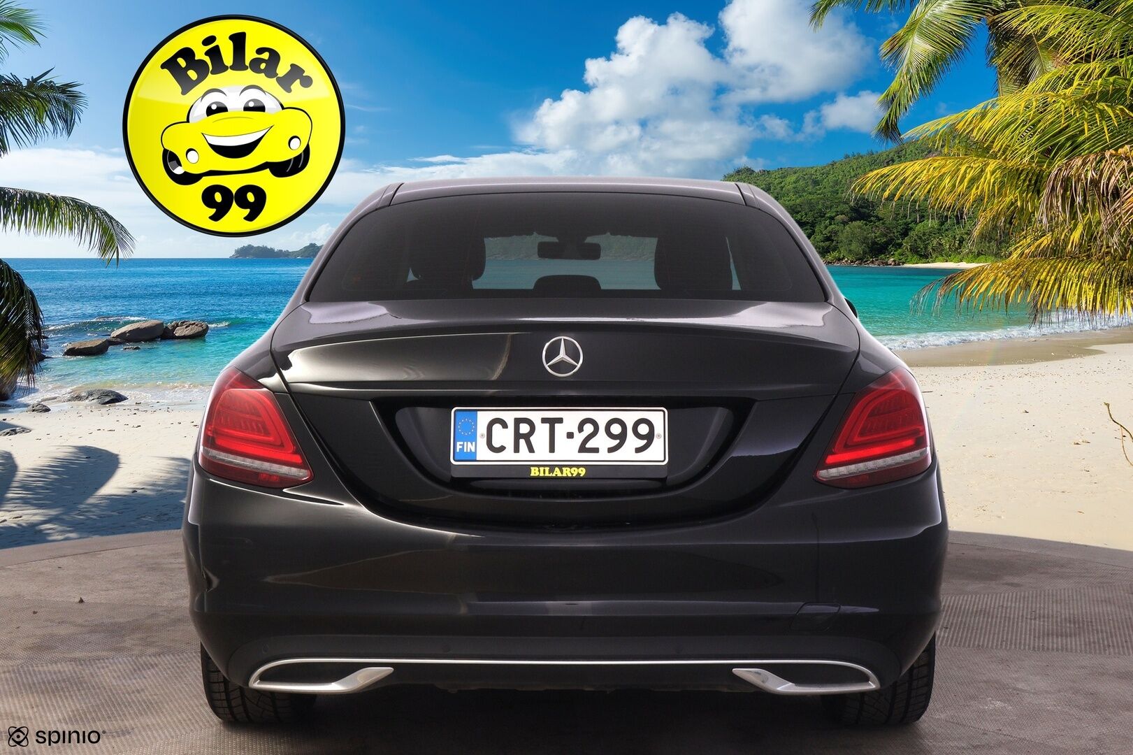 Mercedes-Benz C 2019 220 d A Business *DTR+ / Peruutuskamera / Vetokoukku / Comand-navi / Sporttipenkit / 2x Renkaat ja vanteet* - Huippukuntoiset talvirenkaat / Juuri huollettu / Facelift