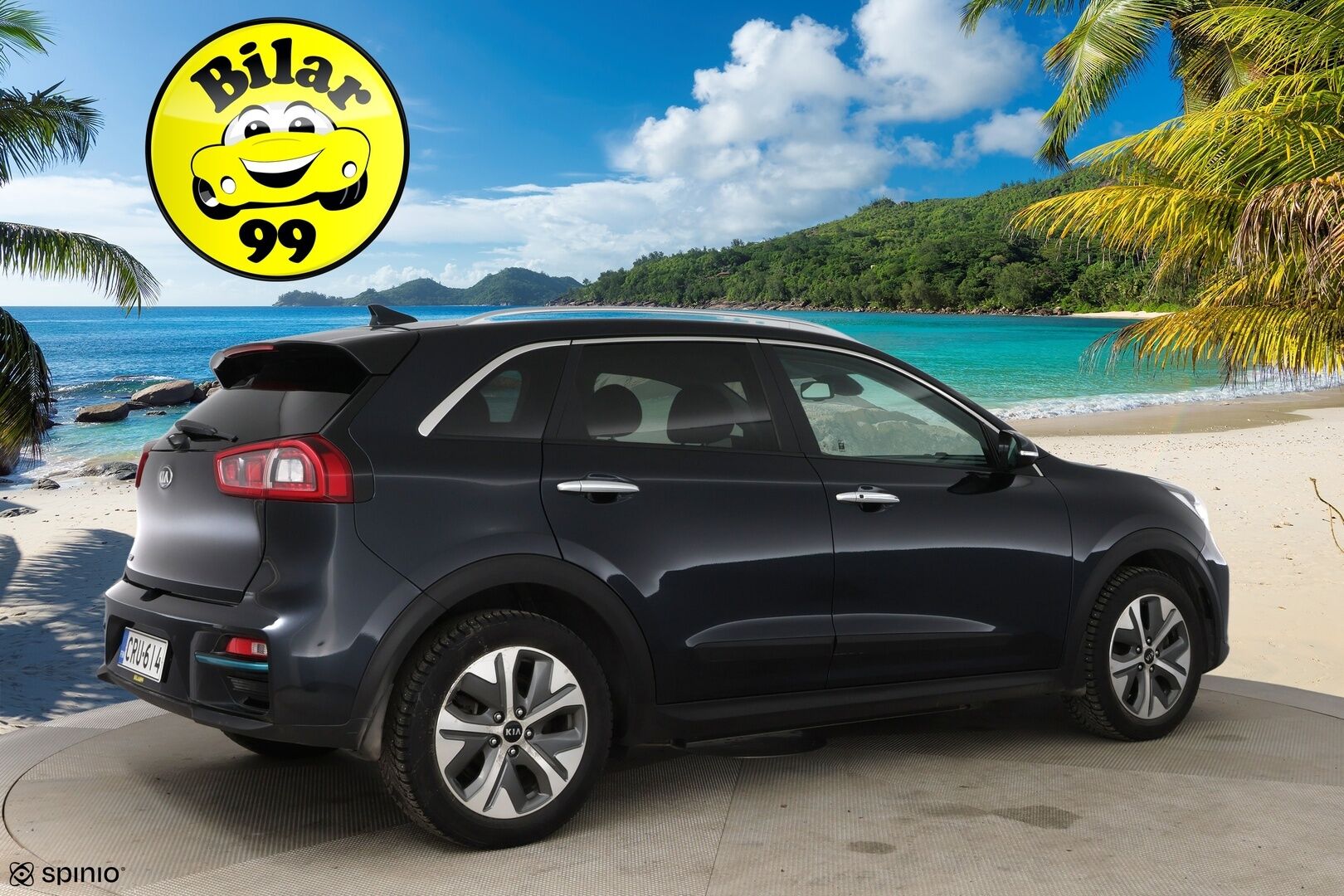 KIA NIRO 2019 EX 64 kWh 204 hv */ Adapt.Vakkari / Ilmastoidut Nahkapenkit / Peruutuskamera / JBL / Lämpöpumppu / KeylessGo / Muistipenkki / Juuri saapunut!*