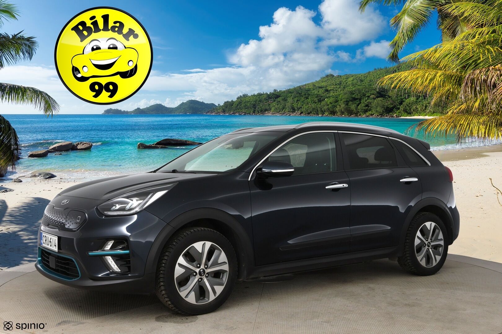 KIA NIRO 2019 EX 64 kWh 204 hv */ Adapt.Vakkari / Ilmastoidut Nahkapenkit / Peruutuskamera / JBL / Lämpöpumppu / KeylessGo / Muistipenkki / Juuri saapunut!*