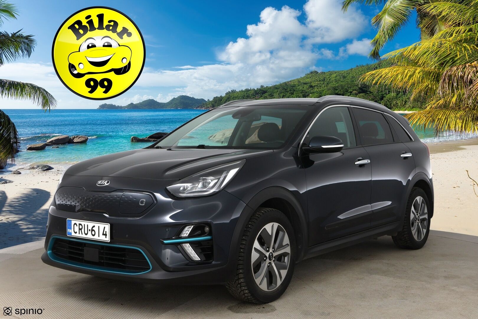 KIA NIRO 2019 EX 64 kWh 204 hv */ Adapt.Vakkari / Ilmastoidut Nahkapenkit / Peruutuskamera / JBL / Lämpöpumppu / KeylessGo / Muistipenkki / Juuri saapunut!*