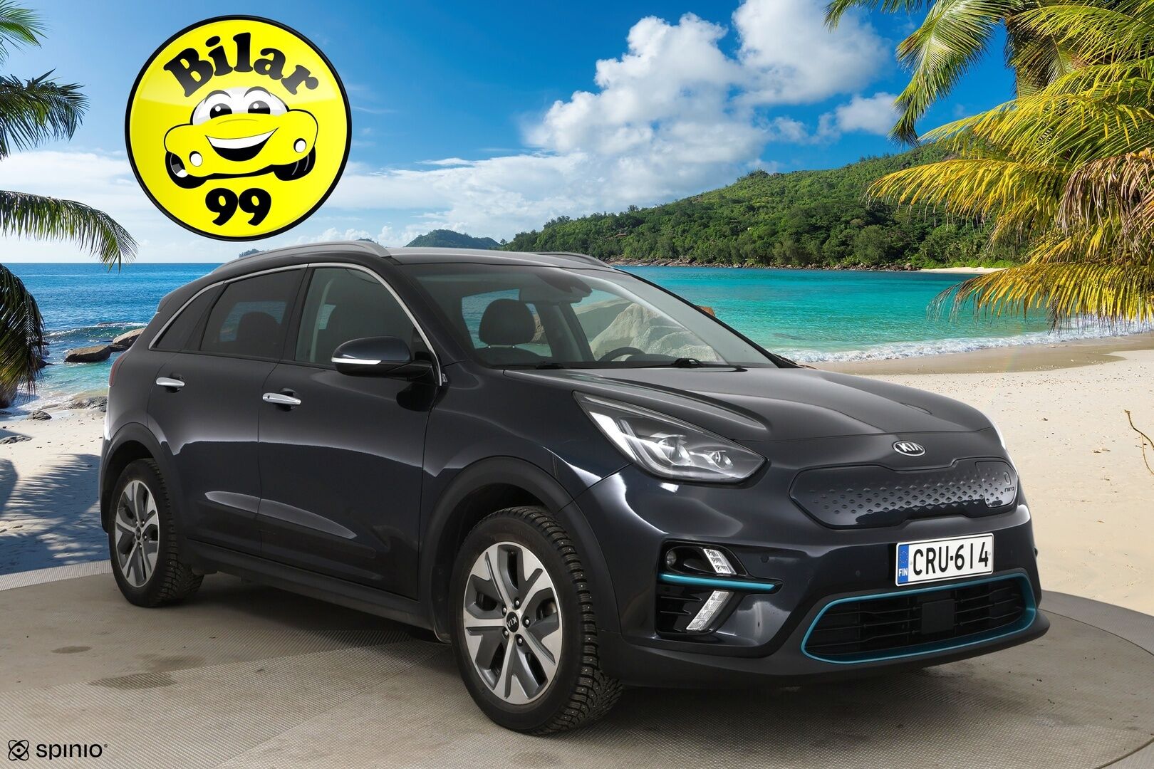 KIA NIRO 2019 EX 64 kWh 204 hv */ Adapt.Vakkari / Ilmastoidut Nahkapenkit / Peruutuskamera / JBL / Lämpöpumppu / KeylessGo / Muistipenkki / Juuri saapunut!*
