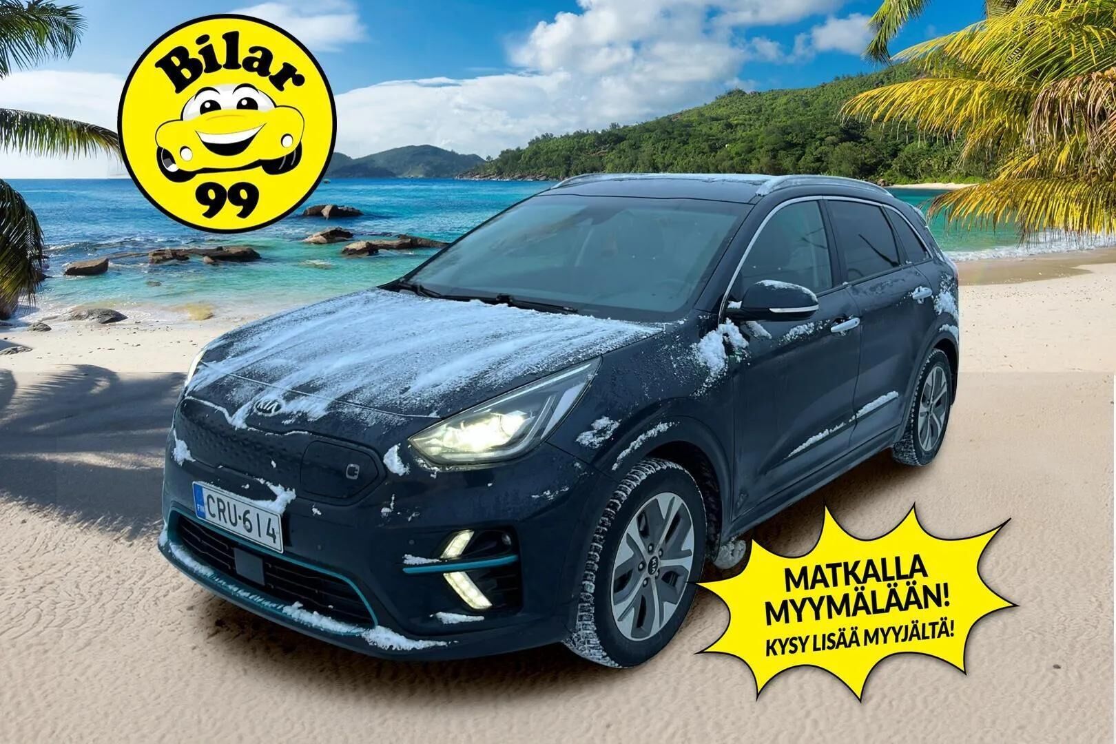 KIA NIRO 2019 EX 64 kWh 204 hv */ Adapt.Vakkari / Ilmastoidut Nahkapenkit / Peruutuskamera / JBL / Lämpöpumppu / KeylessGo / Muistipenkki / Juuri saapunut!*