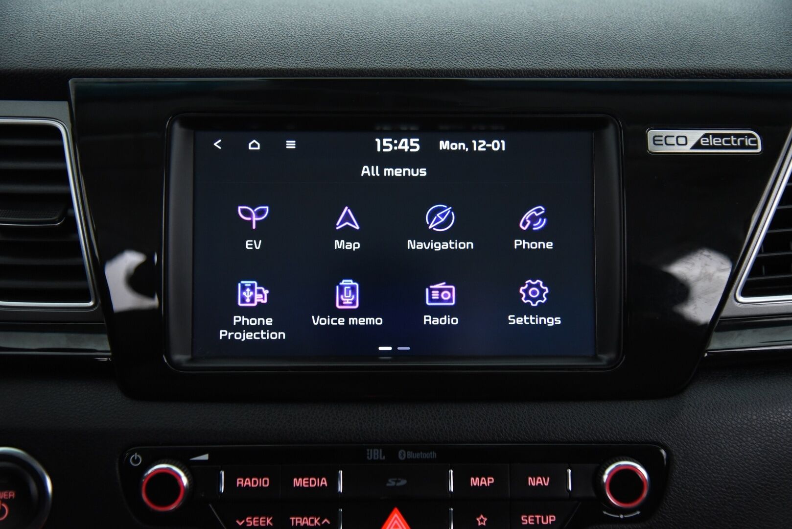 KIA NIRO 2019 EX 64 kWh 204 hv */ Adapt.Vakkari / Ilmastoidut Nahkapenkit / Peruutuskamera / JBL / Lämpöpumppu / KeylessGo / Muistipenkki / Juuri saapunut!*