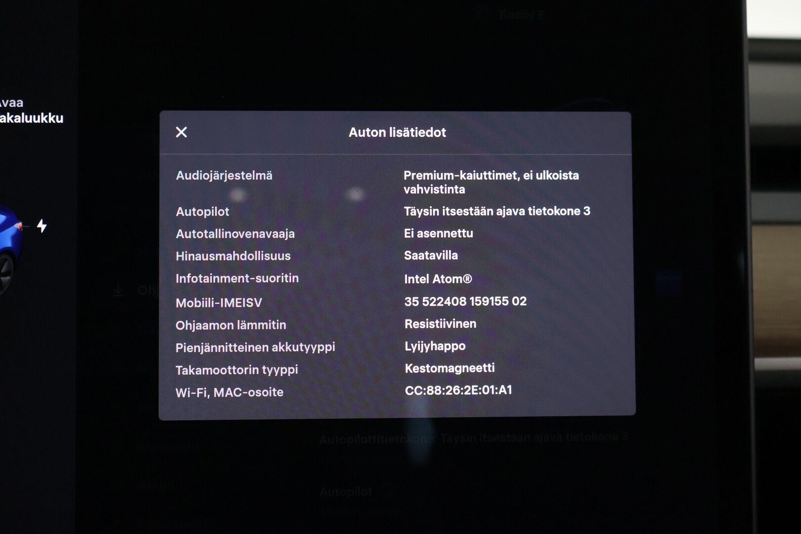 TESLA MODEL 3 2020 Standard Range Plus / Premium Audio / Nahkasisusta / Lasikatto / Peruutuskamera / Autopilot / Koukku - Vetokoukku / ACC / 2x renkaat - HULLUT AVAJAISHULINAT KORKOTARJOUS 3,29 %