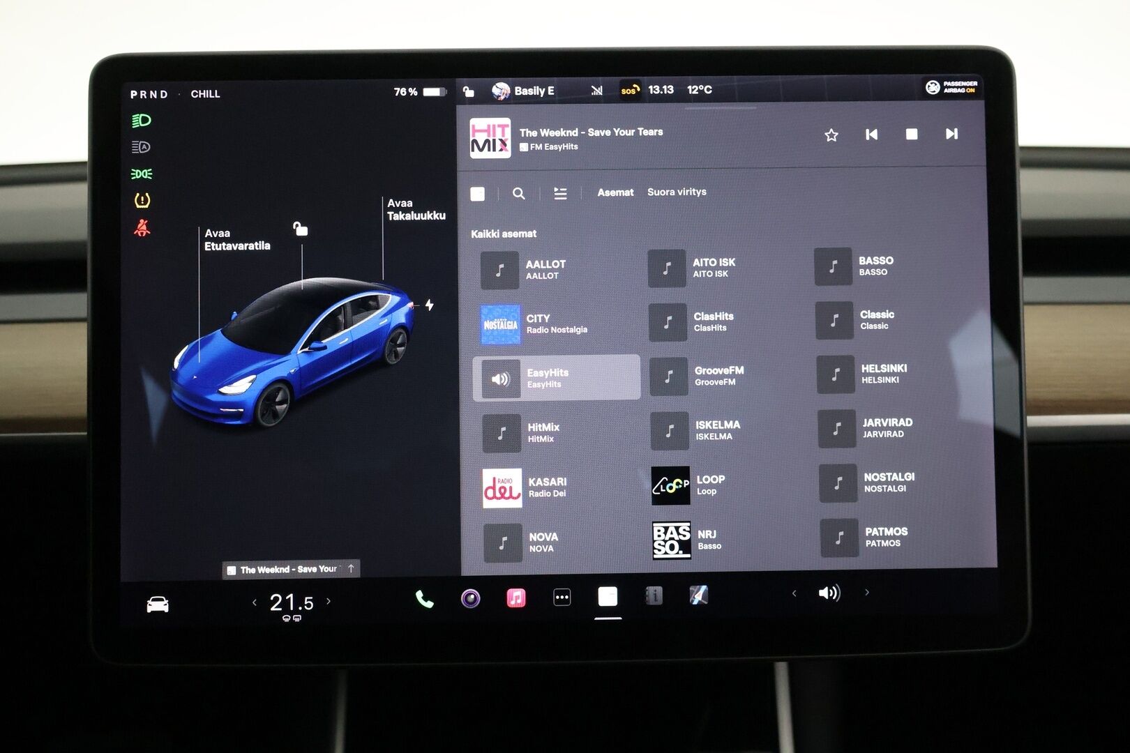 TESLA MODEL 3 2020 Standard Range Plus / Premium Audio / Nahkasisusta / Lasikatto / Peruutuskamera / Autopilot / Koukku - Vetokoukku / ACC / 2x renkaat - HULLUT AVAJAISHULINAT KORKOTARJOUS 3,29 %