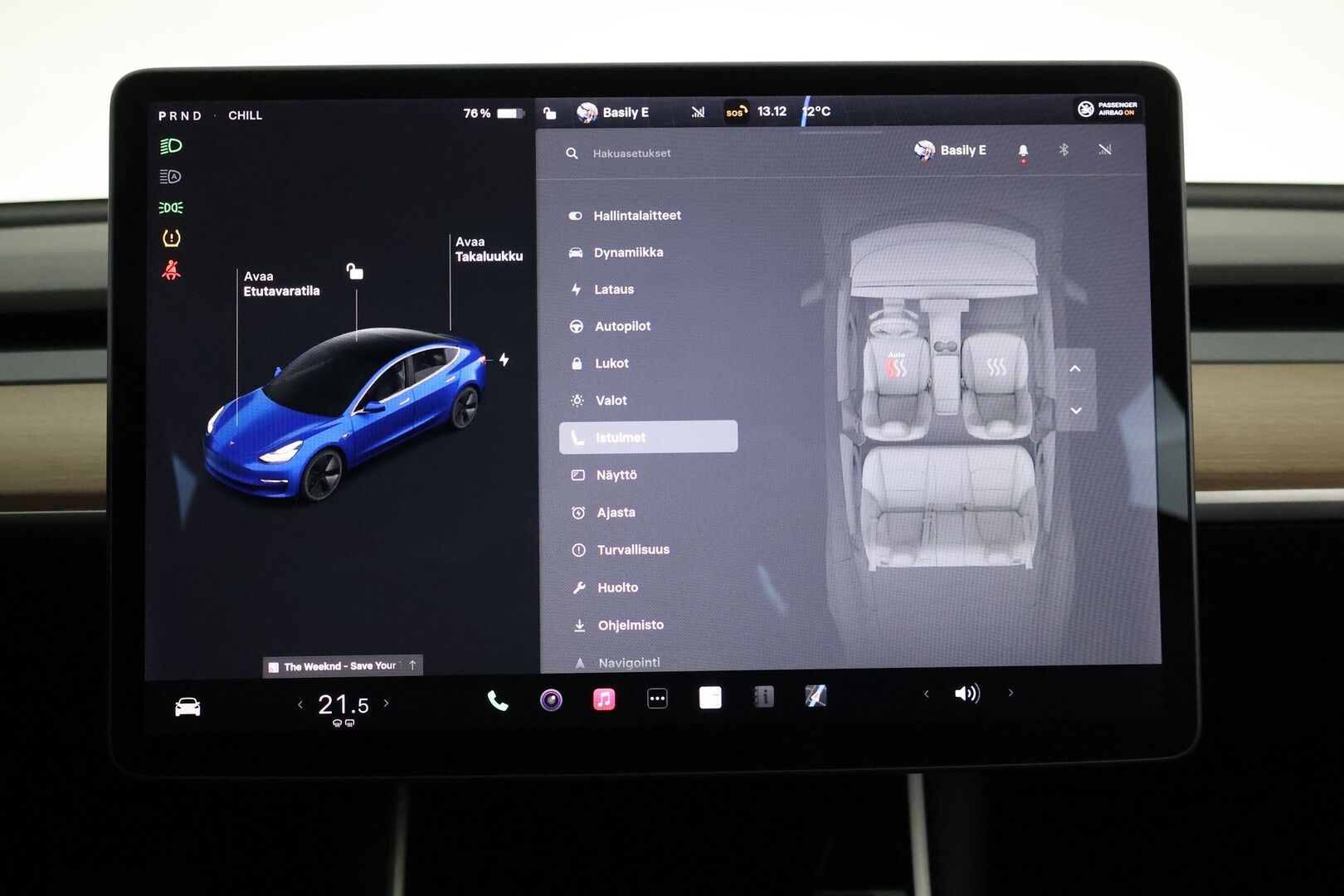 TESLA MODEL 3 2020 Standard Range Plus / Premium Audio / Nahkasisusta / Lasikatto / Peruutuskamera / Autopilot / Koukku - Vetokoukku / ACC / 2x renkaat - HULLUT AVAJAISHULINAT KORKOTARJOUS 3,29 %