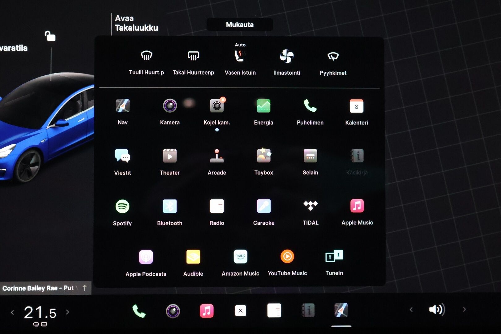 TESLA MODEL 3 2020 Standard Range Plus / Premium Audio / Nahkasisusta / Lasikatto / Peruutuskamera / Autopilot / Koukku - Vetokoukku / ACC / 2x renkaat - HULLUT AVAJAISHULINAT KORKOTARJOUS 3,29 %