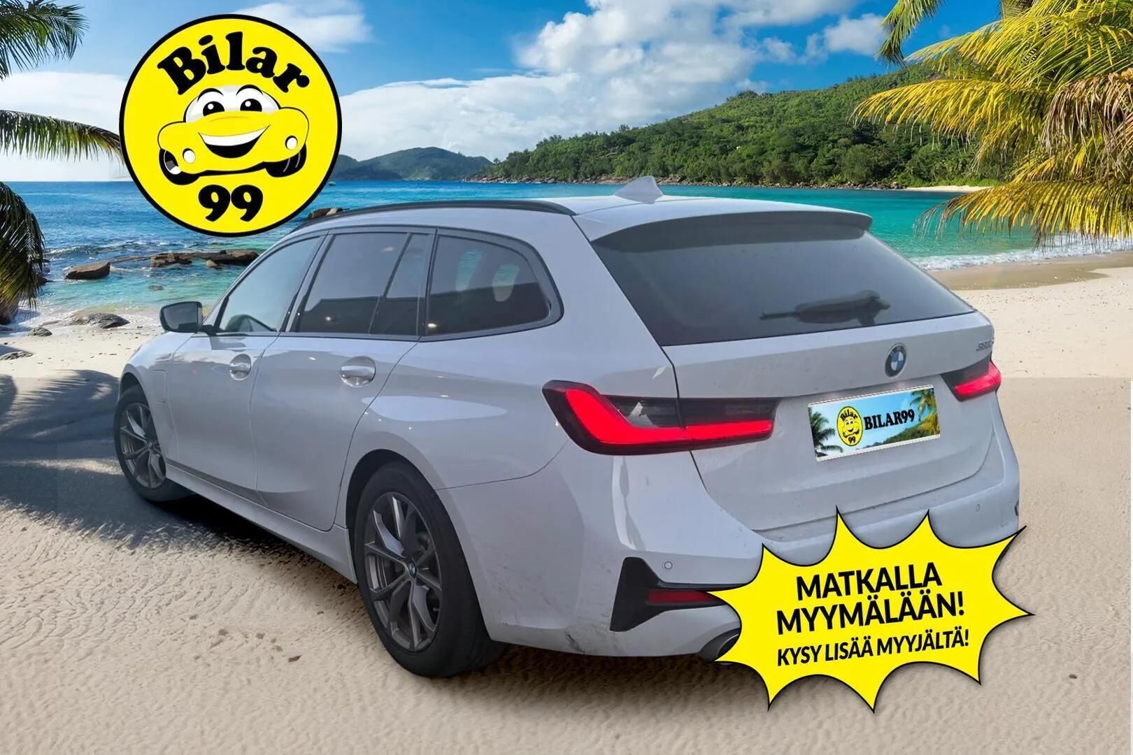 BMW 330 2021 G21 Touring 330e Business Sport - Vakkari | Puolinahkasisusta | Prof.Navi | Sporttipenkit | LED | Kahdet renkaat vanteineen | SoH 90.7% - KORKO VAIN 3,99 %