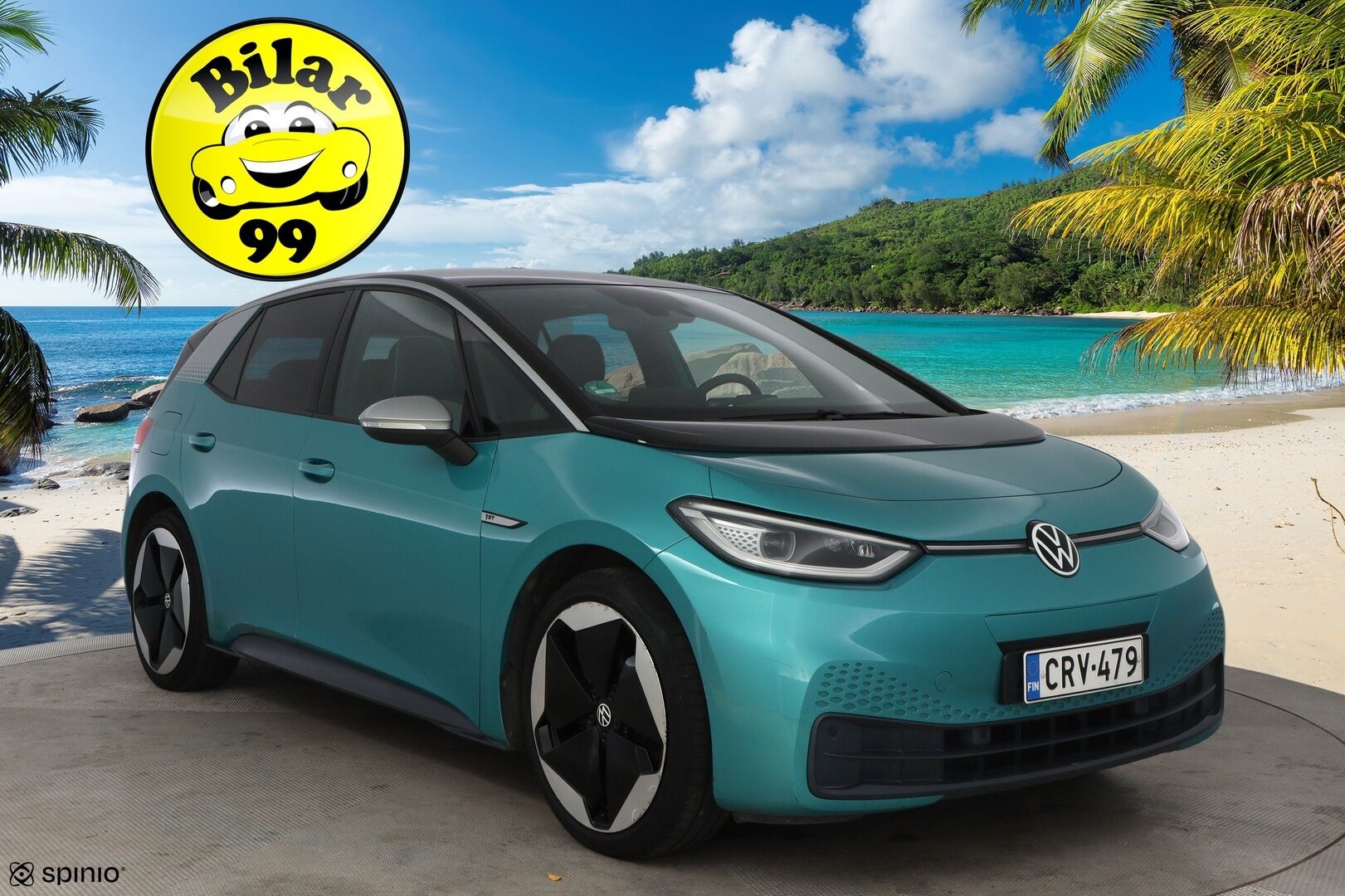 VOLKSWAGEN ID.3 2021 1ST Max 150 kW, akku 58 kWh * Lämpöpumppu / Adapt.Vakkari / HUD / Matrix LED / Peruutuskamera / Hieronta / Panorama - *Supervarusteltu / Juuri saapunut Tampereelle!* - HULLUT JOULUT KORKOTARJOUS 2,49% 