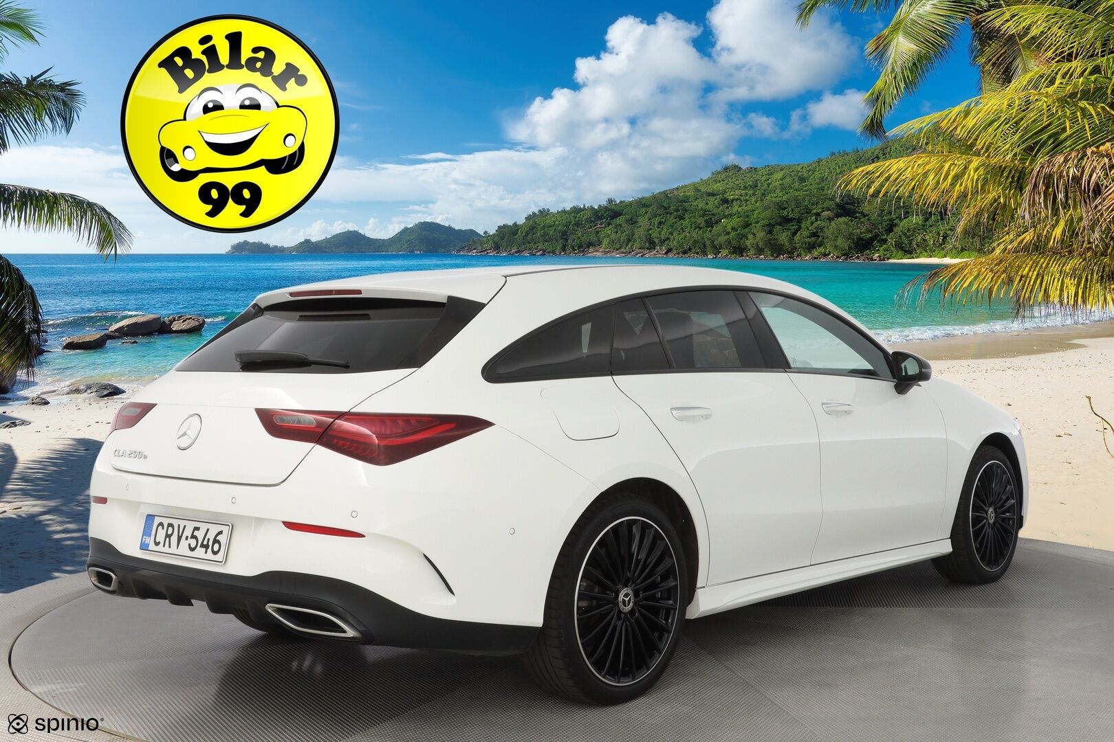 MERCEDES-BENZ CLA 2024 250 e A Shooting Brake AMG * Distronic / Kamera / Nahka-Alcantara / Night / Koukku / Blis* - 3,99 % KORKOTARJOUS TÄHÄN AUTOON 31.8. ASTI! - SoH 95.8% / Juuri huollettu / Kahdet Mercedeksen vanteet / Katsastus 2027
