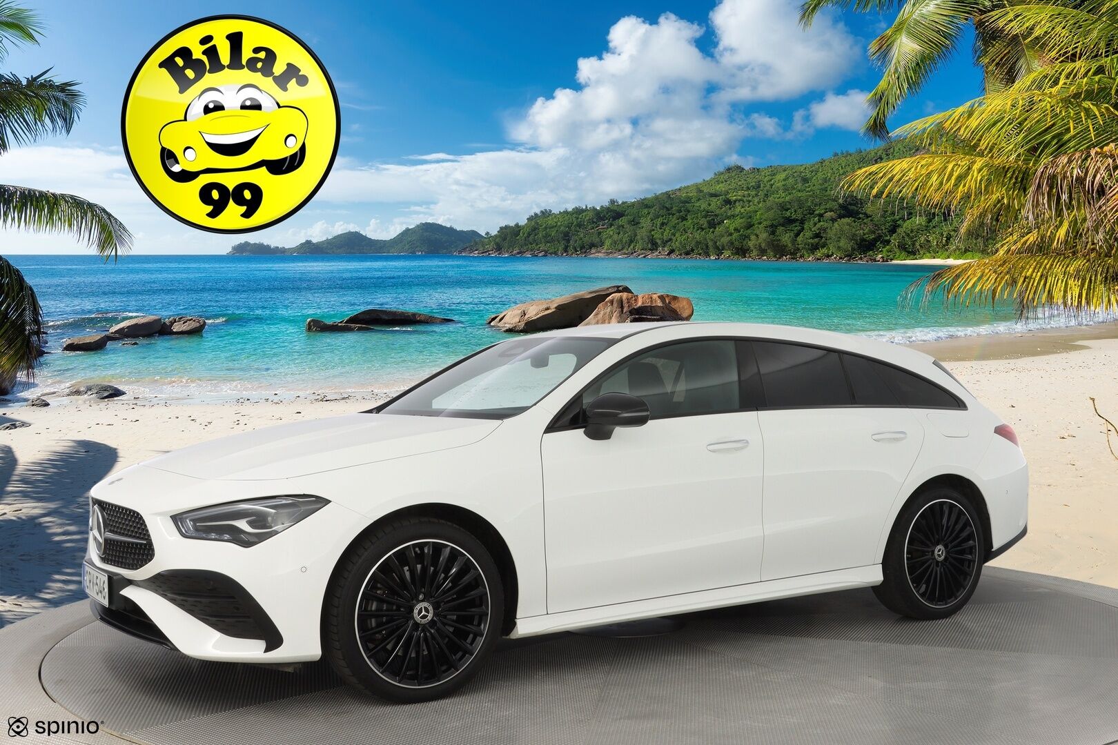 MERCEDES-BENZ CLA 2024 250 e A Shooting Brake AMG * Distronic / Kamera / Nahka-Alcantara / Night / Koukku / Blis* - 3,99 % KORKOTARJOUS TÄHÄN AUTOON 31.8. ASTI! - SoH 95.8% / Juuri huollettu / Kahdet Mercedeksen vanteet / Katsastus 2027