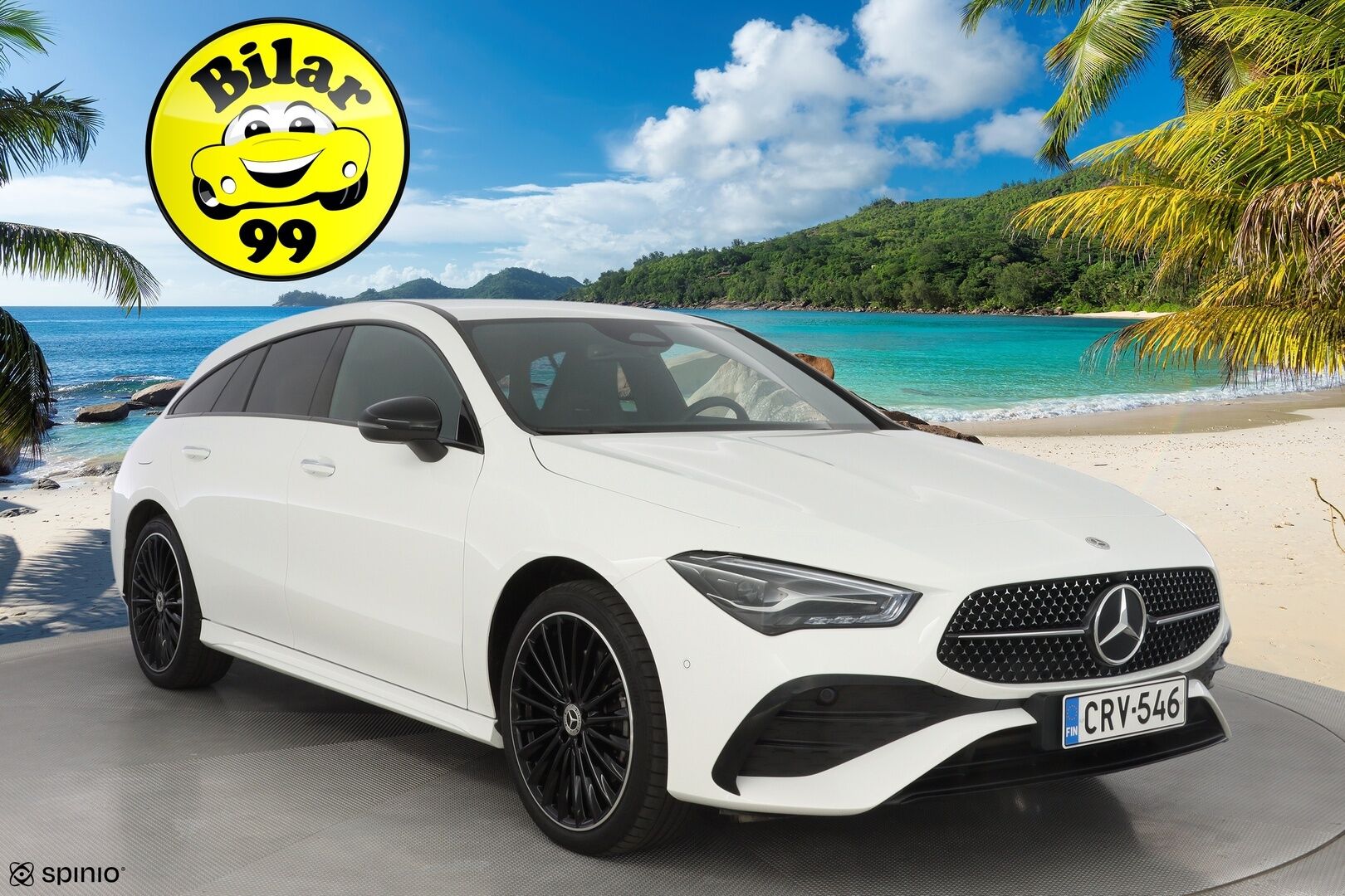 MERCEDES-BENZ CLA 2024 250 e A Shooting Brake AMG * Distronic / Kamera / Nahka-Alcantara / Night / Koukku / Blis* - 3,99 % KORKOTARJOUS TÄHÄN AUTOON 31.8. ASTI! - SoH 95.8% / Juuri huollettu / Kahdet Mercedeksen vanteet / Katsastus 2027