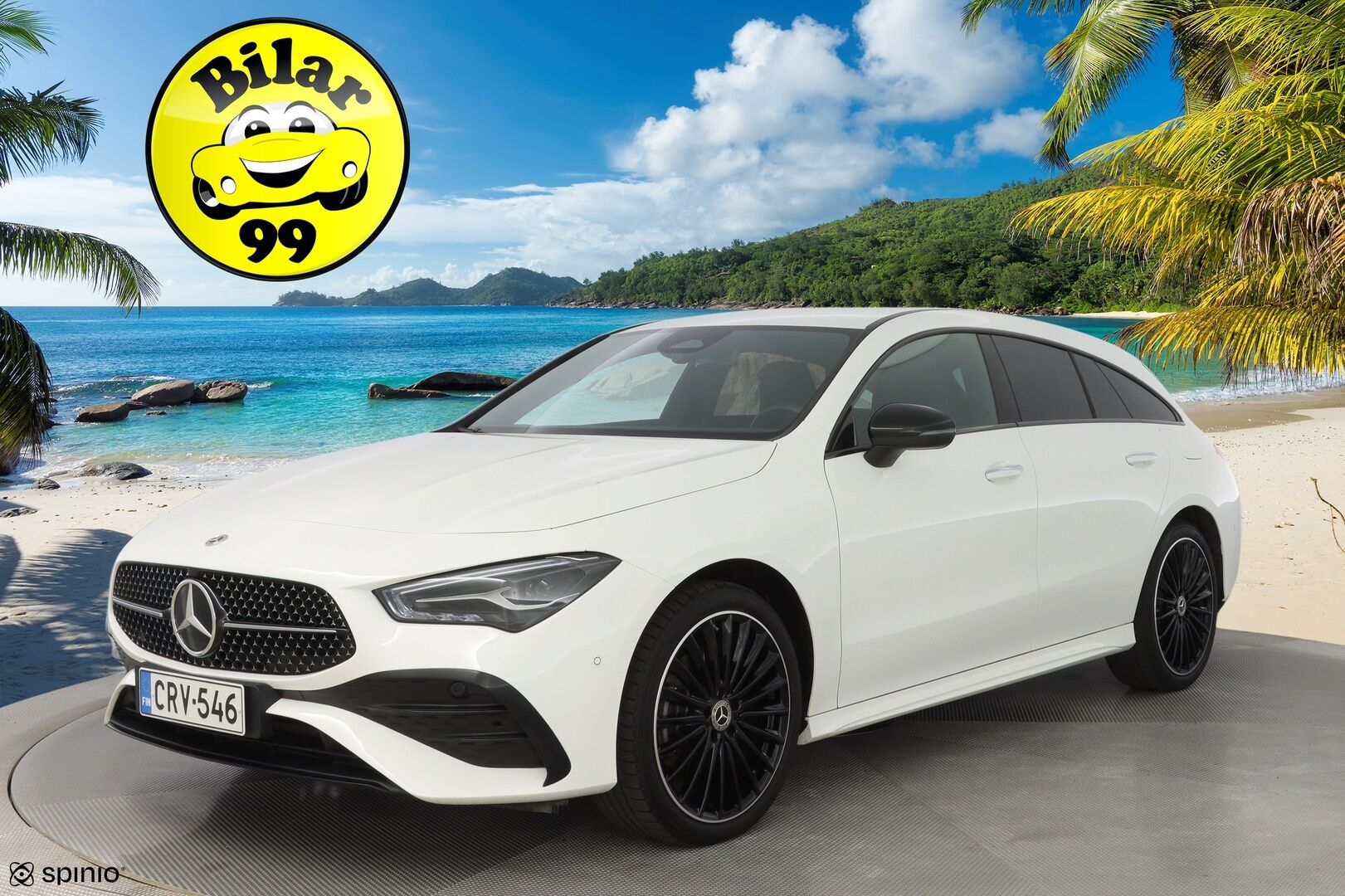 MERCEDES-BENZ CLA 2024 250 e A Shooting Brake AMG * Distronic / Kamera / Nahka-Alcantara / Night / Koukku / Blis* - 3,99 % KORKOTARJOUS TÄHÄN AUTOON 31.8. ASTI! - SoH 95.8% / Juuri huollettu / Kahdet Mercedeksen vanteet / Katsastus 2027