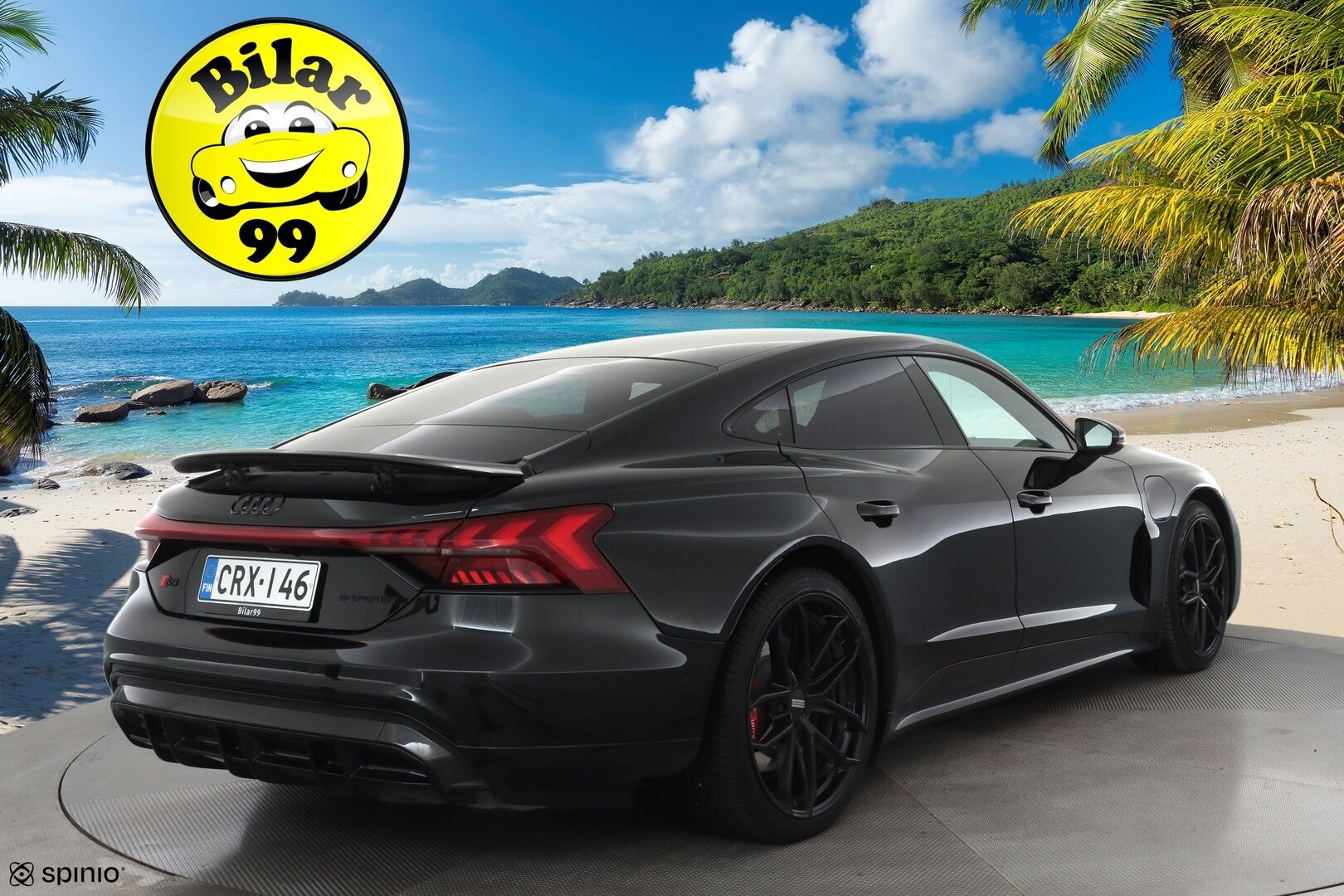 Audi E-TRON GT RS 2022 quattro RS Design Red * ACC / HUD / B&O / Hierovat&Ilmastoidut penkit / Ilma-alusta / Night Vision / Laser Light / ILP / 360° * - Hiilikuitu - paketti / Kahdet renkaat aluvanteilla / Merkkihuollettu / Supervarusteet - HULLUT AVAJAISHULINAT KORKOTARJOUS 3,29 %